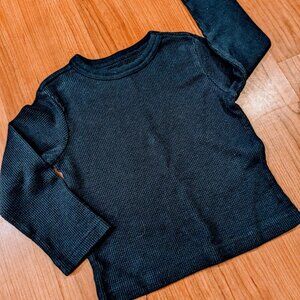 NEW 2T Boys The Children's Place Thermal Waffle Layering Long Sleeve Top T-Shirt